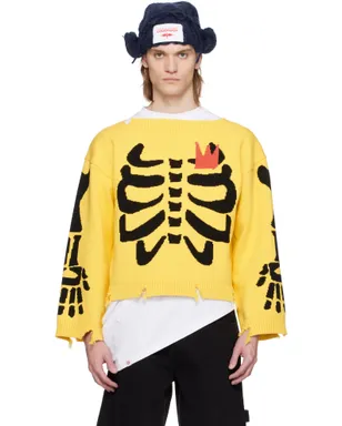 Charles Jeffrey LOVERBOY Graphic Slash セーター - サムネイル1