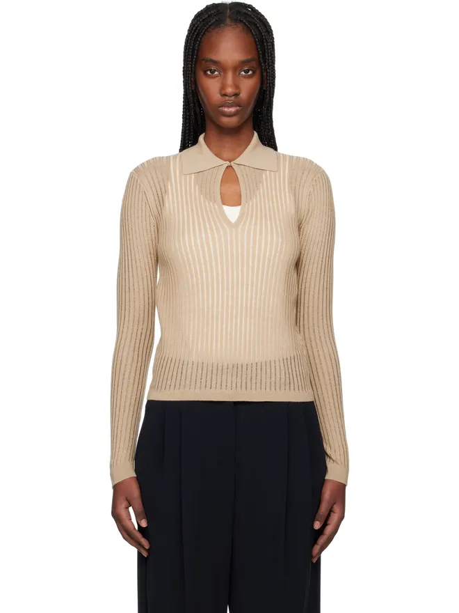 Max Mara Max Mara Egrege ニットポロシャツの商品画像