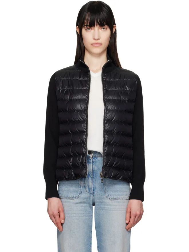 Moncler Moncler パデッド ウール ジップアップ ダウンジャケットの商品画像