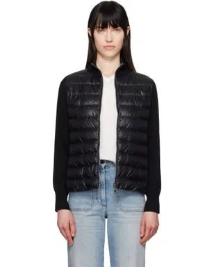 Moncler パデッド ウール ジップアップ ダウンジャケット - サムネイル1