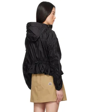 Moncler Curton フード付き ペプラムジャケット - サムネイル3