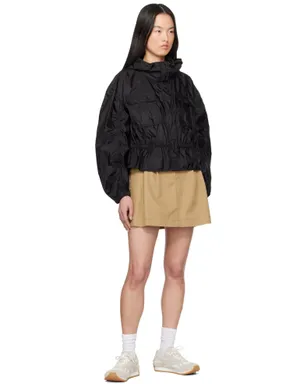 Moncler Curton フード付き ペプラムジャケット - サムネイル4