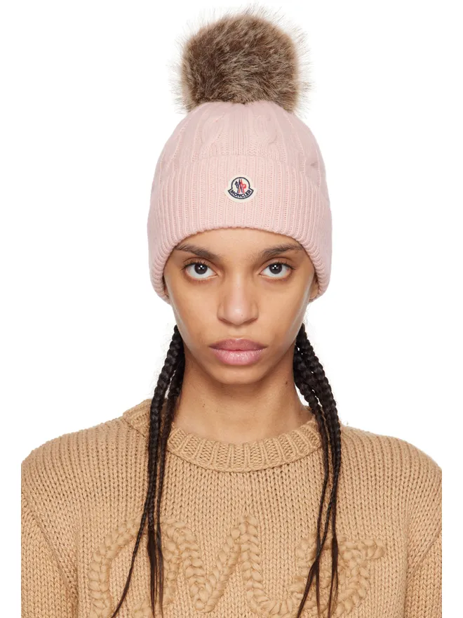 Moncler Moncler ウール＆カシミヤ ポンポン ビーニーの商品画像