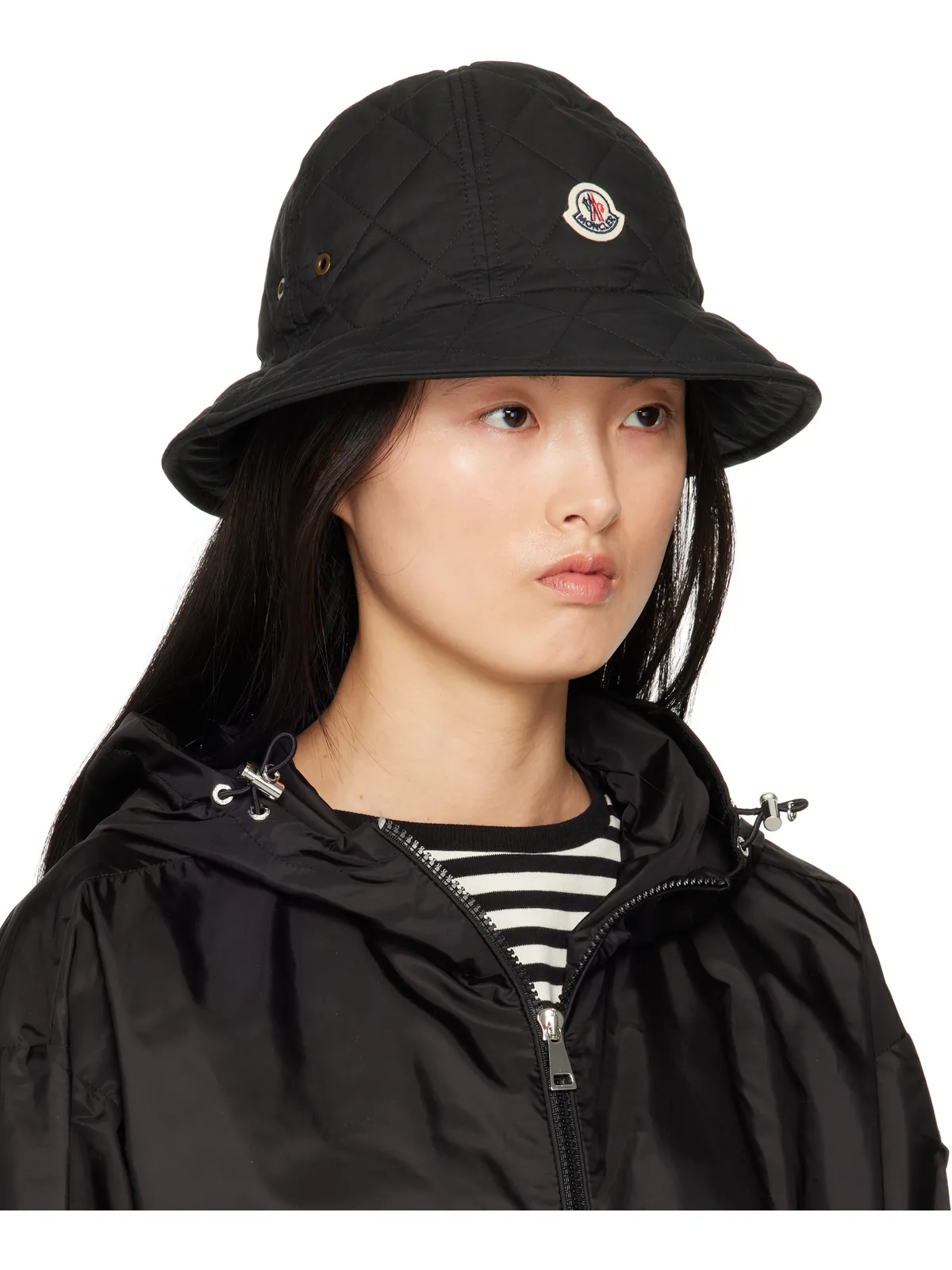 Moncler キルティング バケットハット - 画像2