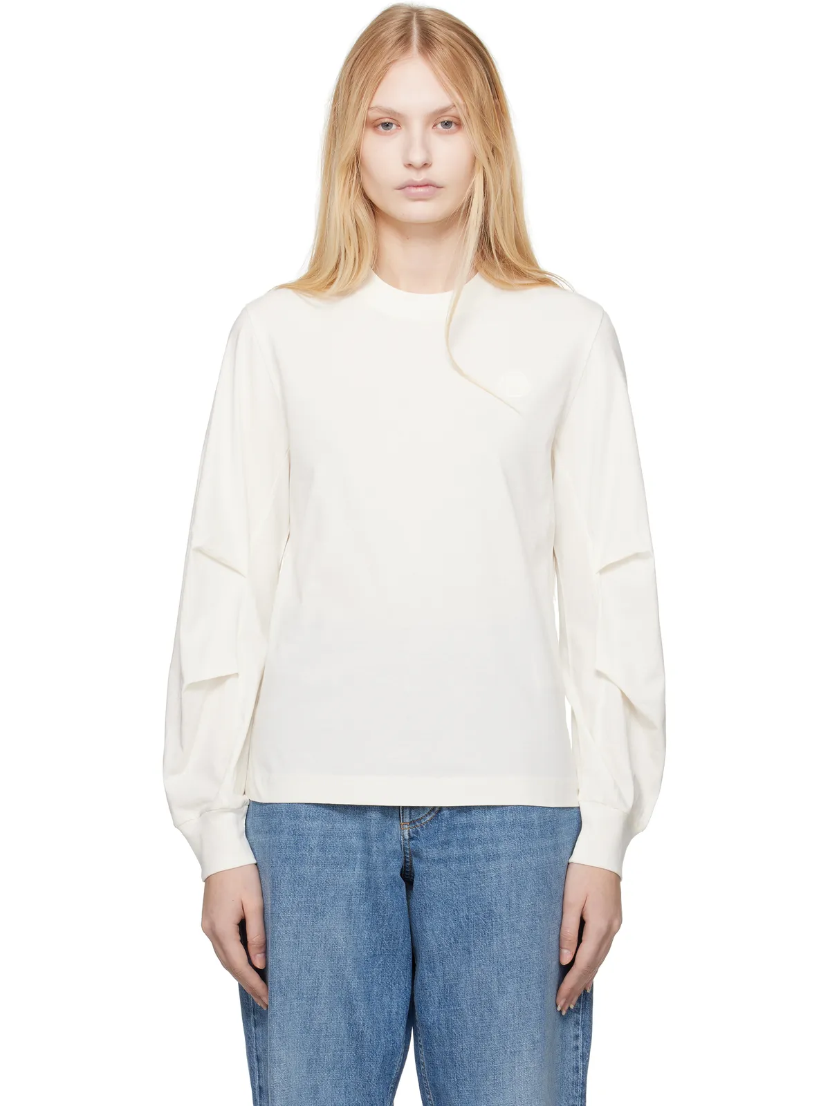 Moncler ラバーロゴパッチ Tシャツ - 画像1