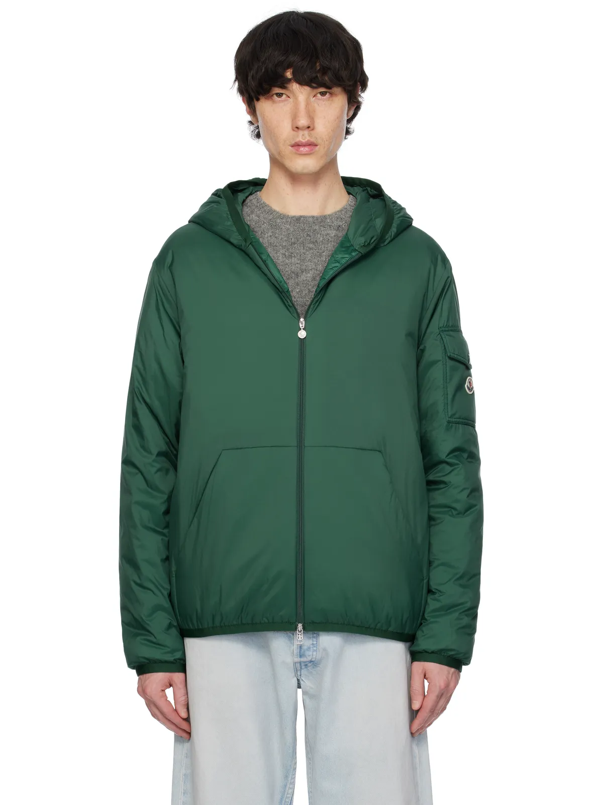 Moncler Monteynard フード付き ショート ダウンジャケット - 画像1