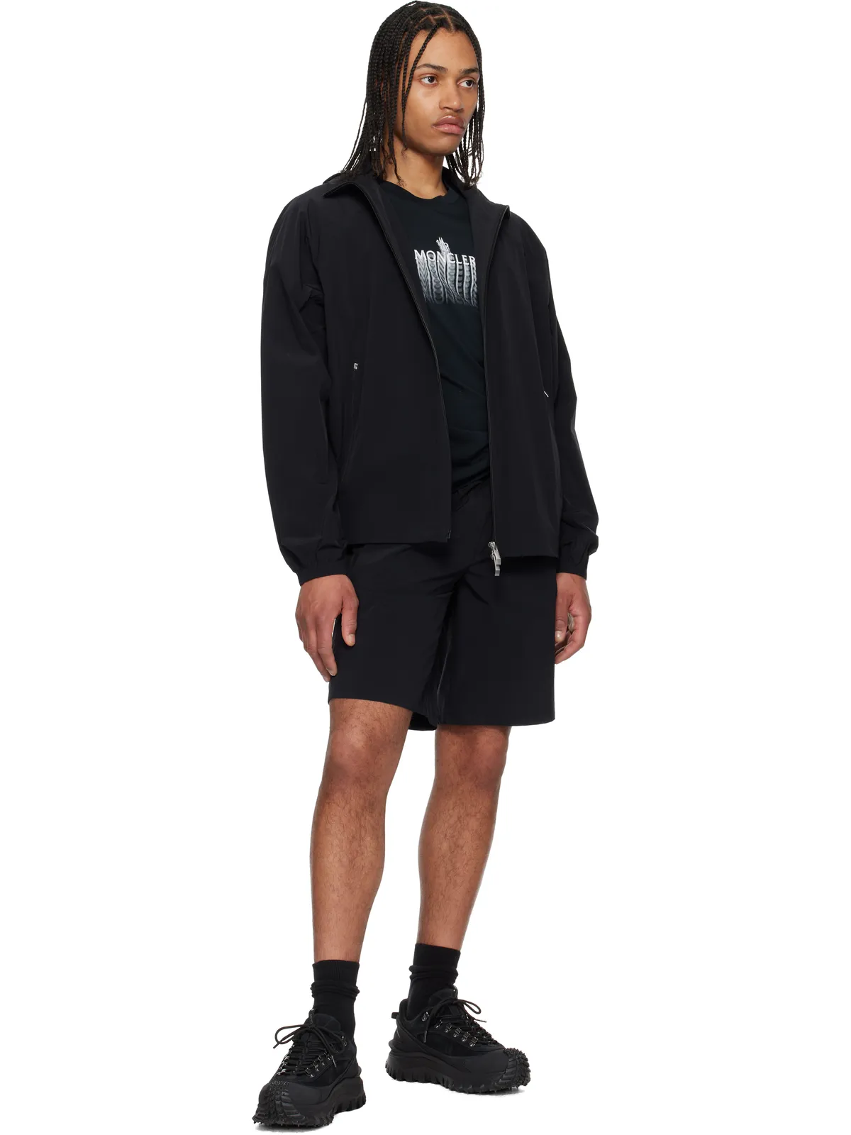 Moncler ロゴパッチ ショートパンツ - 画像4
