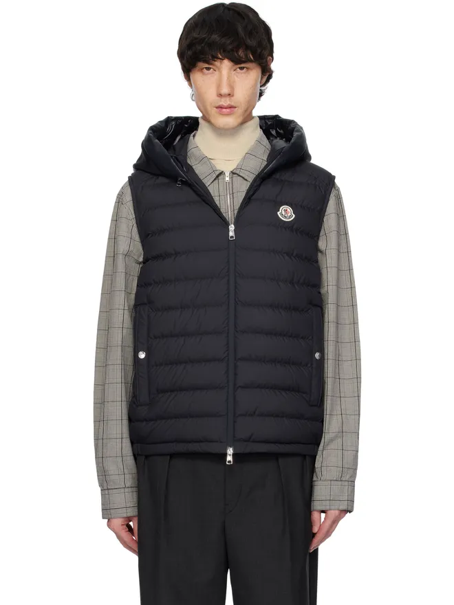 Moncler Moncler Bourget フード付き ダウンベストの商品画像