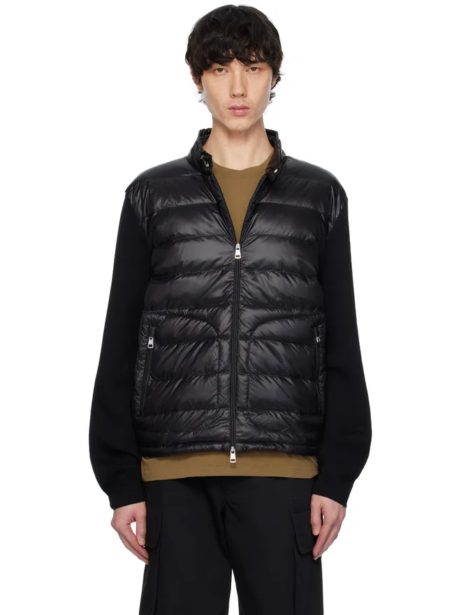 Moncler Moncler パデッド ウール ジップアップ ダウンジャケットの商品画像