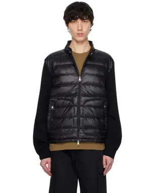 Moncler パデッド ウール ジップアップ ダウンジャケット - サムネイル1