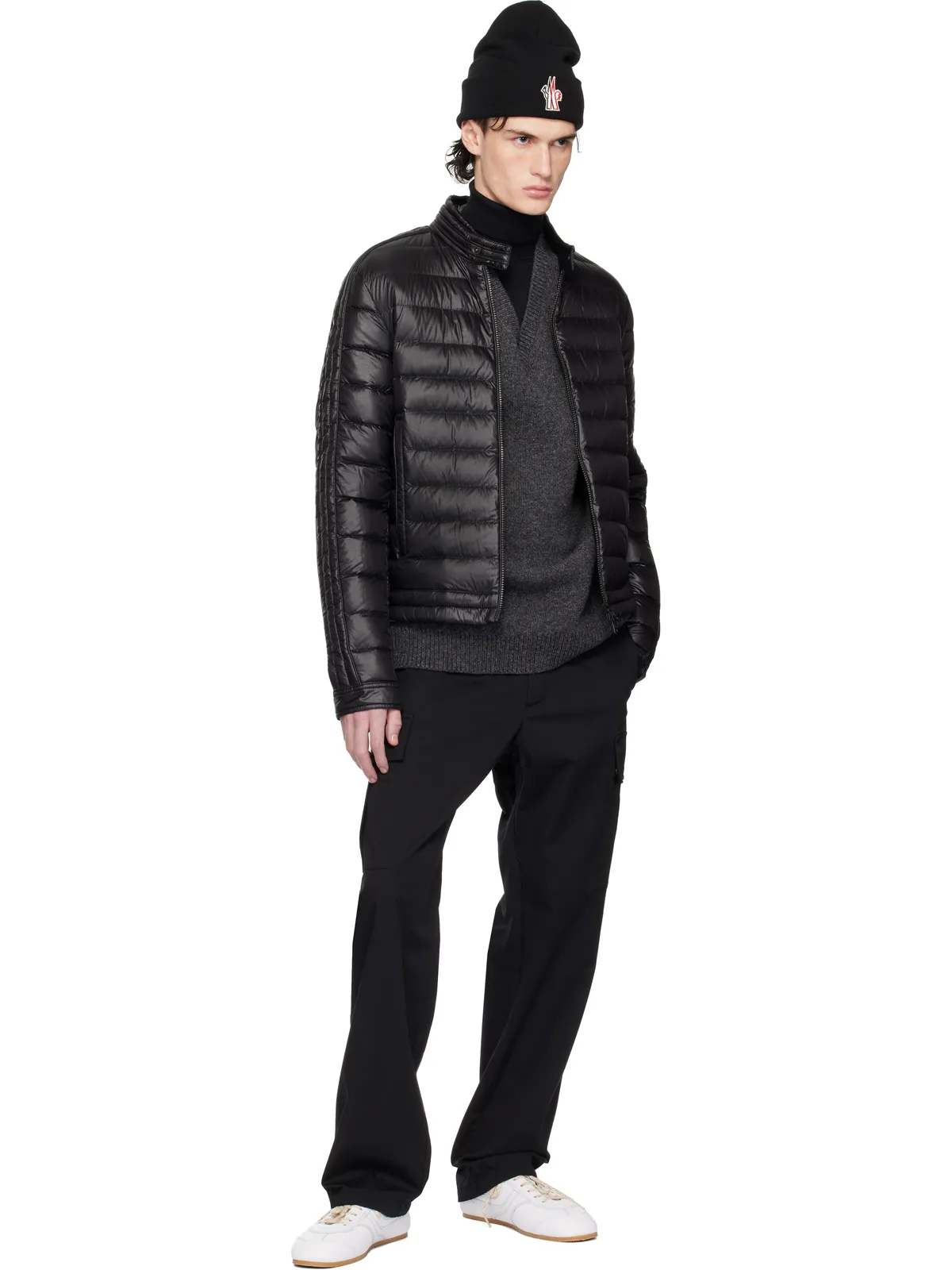 Moncler Jacobus バイカー ダウンジャケット - 画像5