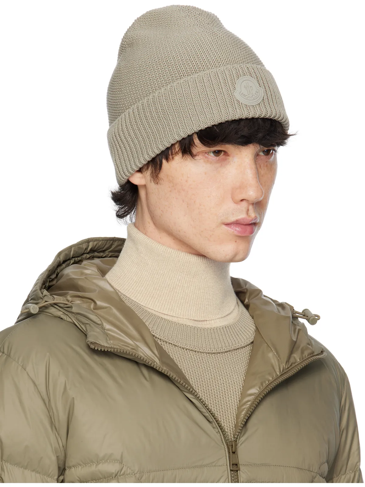 Moncler ロゴパッチ ビーニー - 画像2