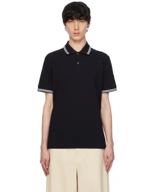 Moncler ライントリム コットンピケ ポロシャツ - サムネイル1