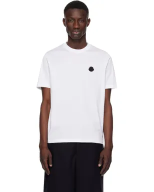 Moncler バーティカル バックロゴ コットン Tシャツ - サムネイル1