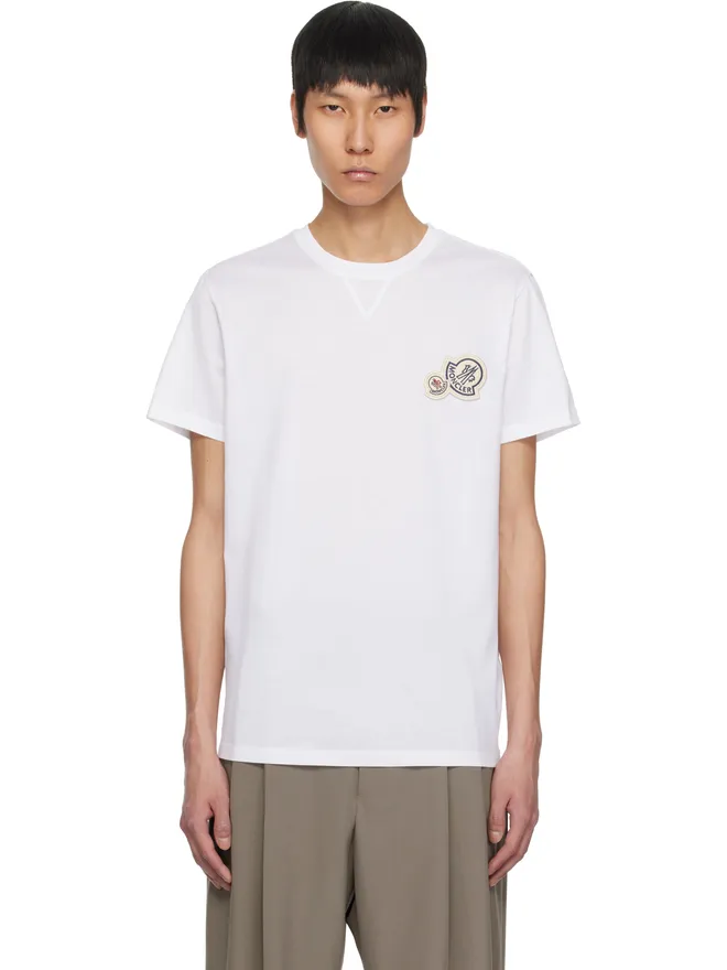 Moncler Moncler ダブルロゴパッチ コットン Tシャツの商品画像