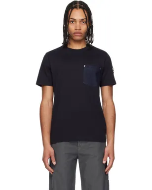 Moncler コットン＆デニム ポケットTシャツ - サムネイル1