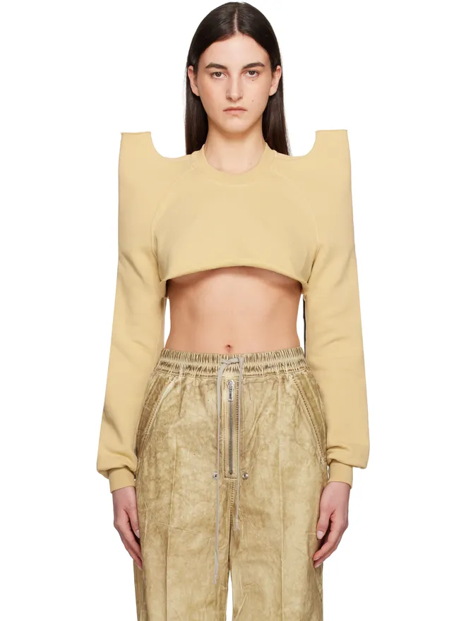 Rick Owens DRKSHDW Rick Owens DRKSHDW Hollywood Tecsweat クロップド スウェットシャツの商品画像