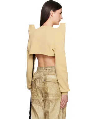 Rick Owens DRKSHDW Hollywood Tecsweat クロップド スウェットシャツ - サムネイル3