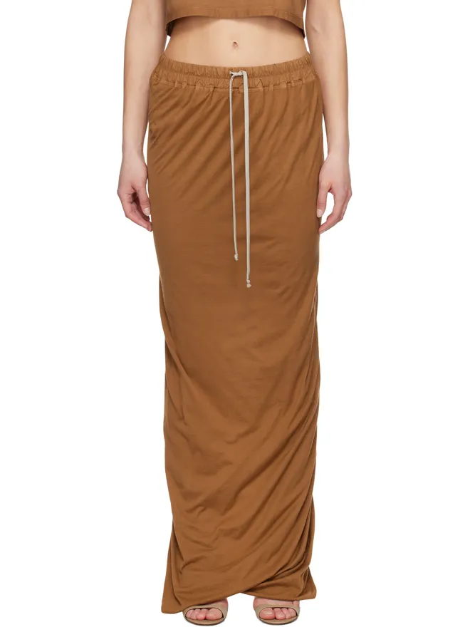 Rick Owens DRKSHDW Rick Owens DRKSHDW Hollywood Pull On Pillar マキシスカートの商品画像