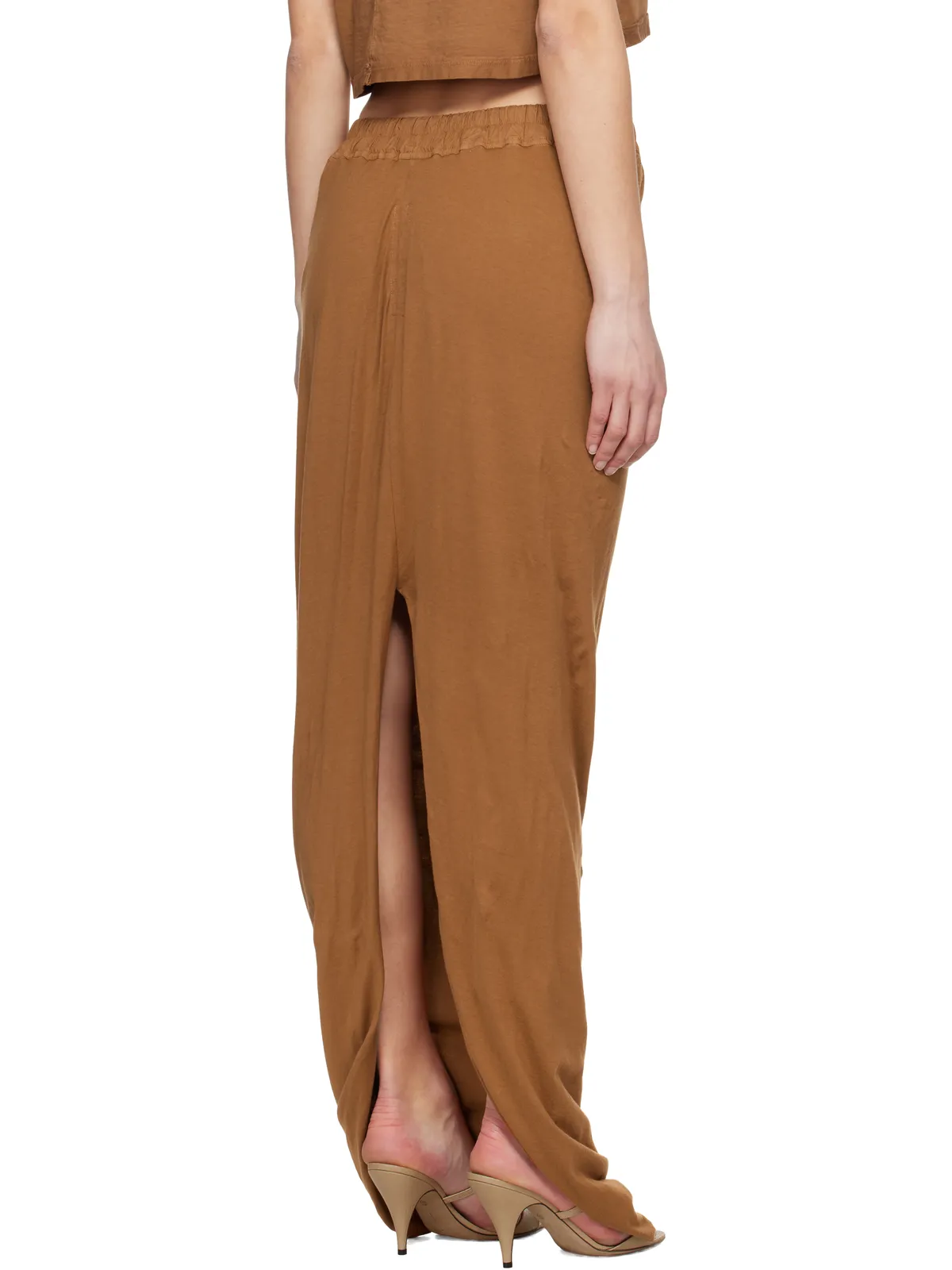 Rick Owens DRKSHDW Hollywood Pull On Pillar マキシスカート - 画像3
