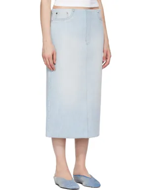 Acne Studios パネル デニム ミディアムスカート - サムネイル2