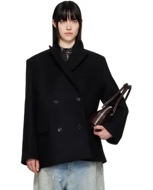 Acne Studios ウール ダブルブレスト コート - サムネイル1