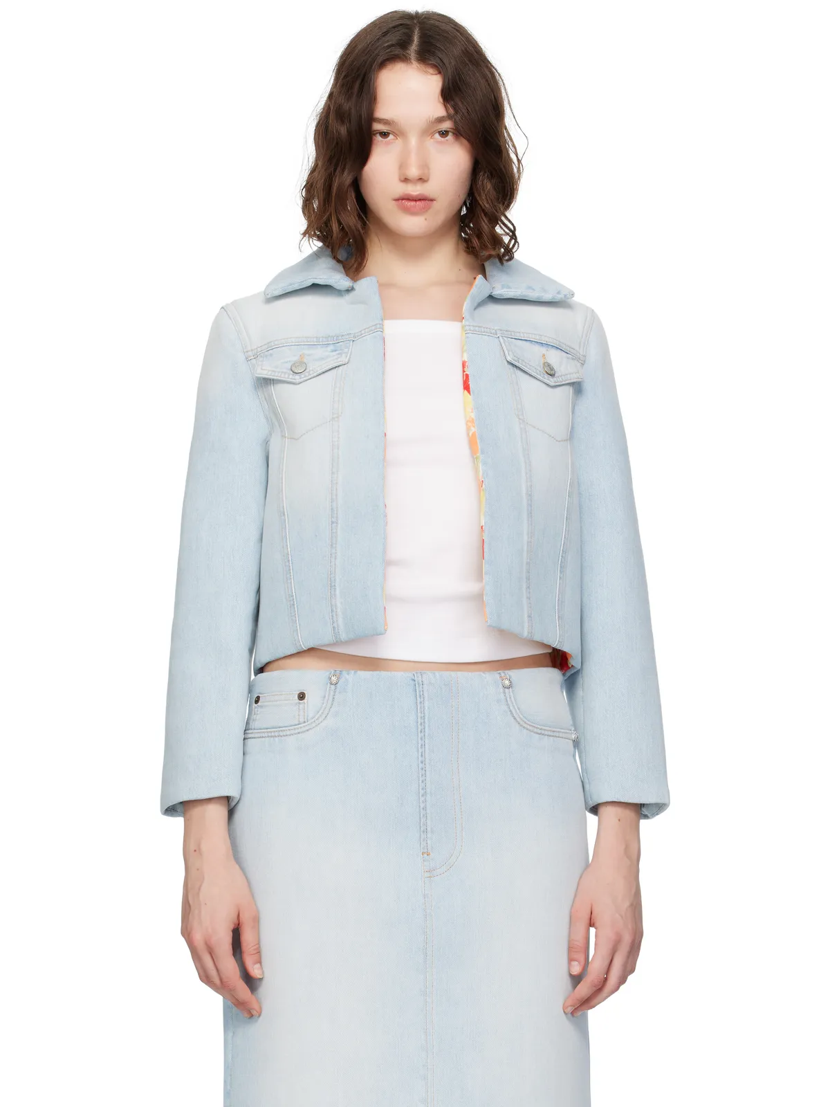 Acne Studios パデッド デニムジャケット - 画像1