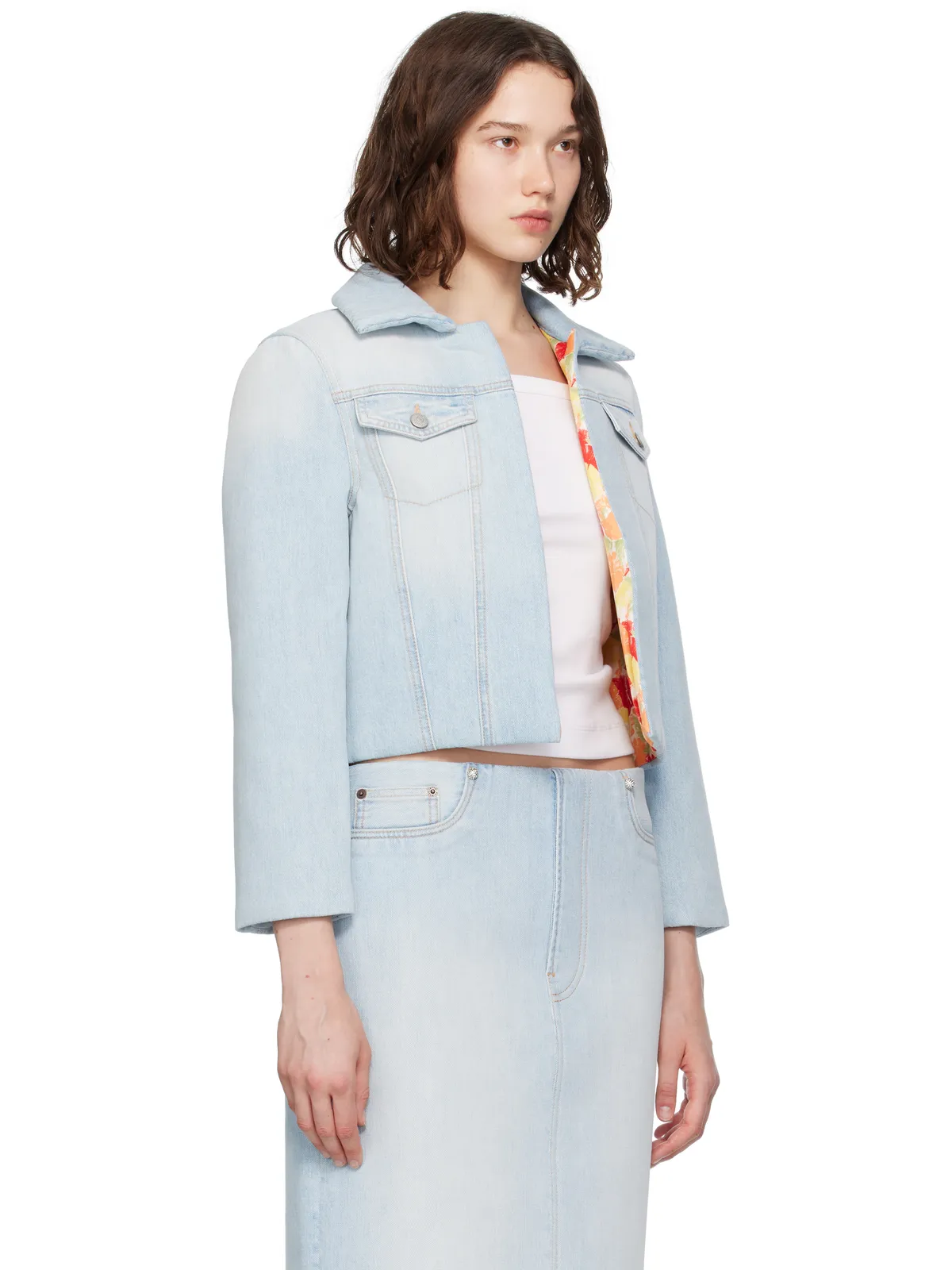 Acne Studios パデッド デニムジャケット - 画像2