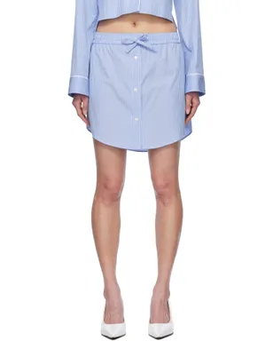 Moschino Jeans ストライプ コットン ミニスカート - サムネイル1