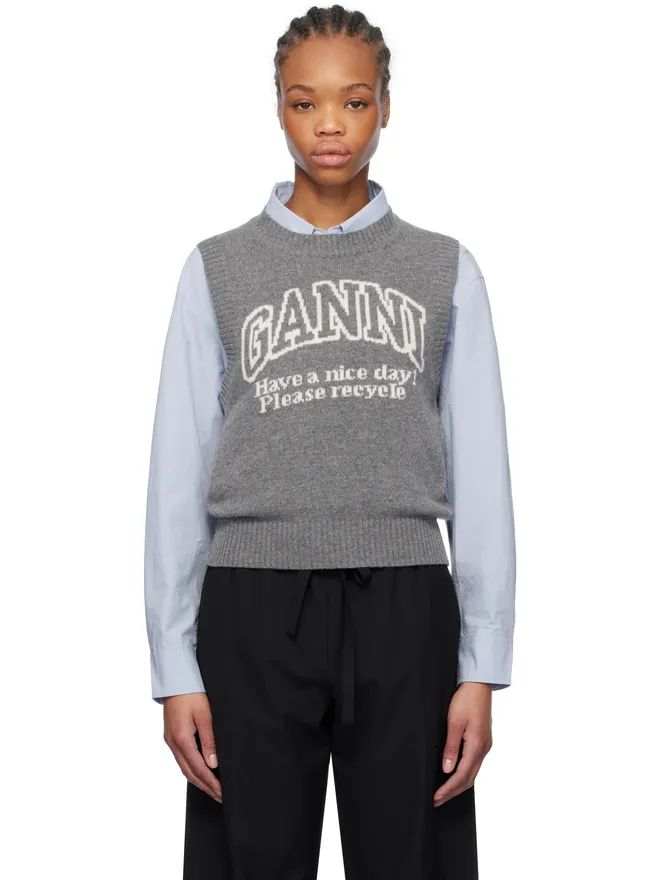 Ganni Ganni グラフィック ベストの商品画像