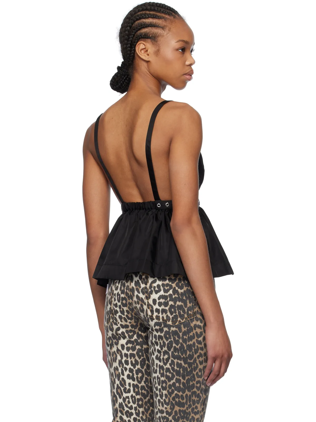 Ganni Duchesse Nylon ストラップ トップス - 画像3