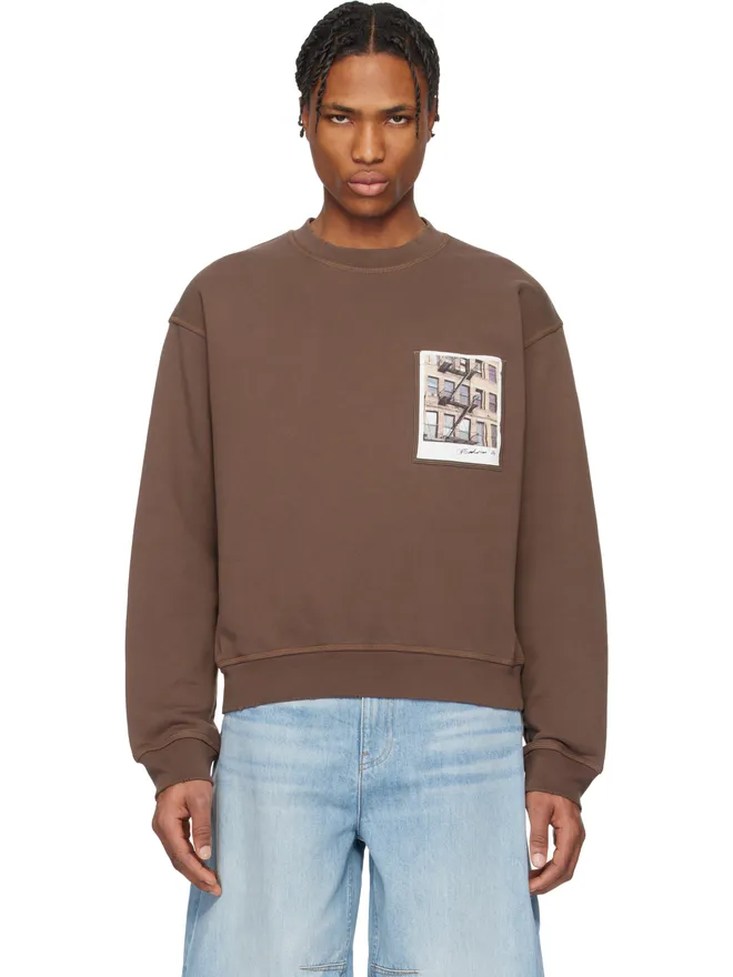 Helmut Lang Helmut Lang Brooklyn Postcard スウェットシャツの商品画像