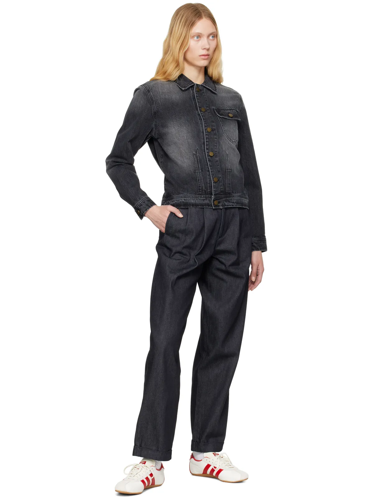 Carter Young タック ジーンズ - 画像4