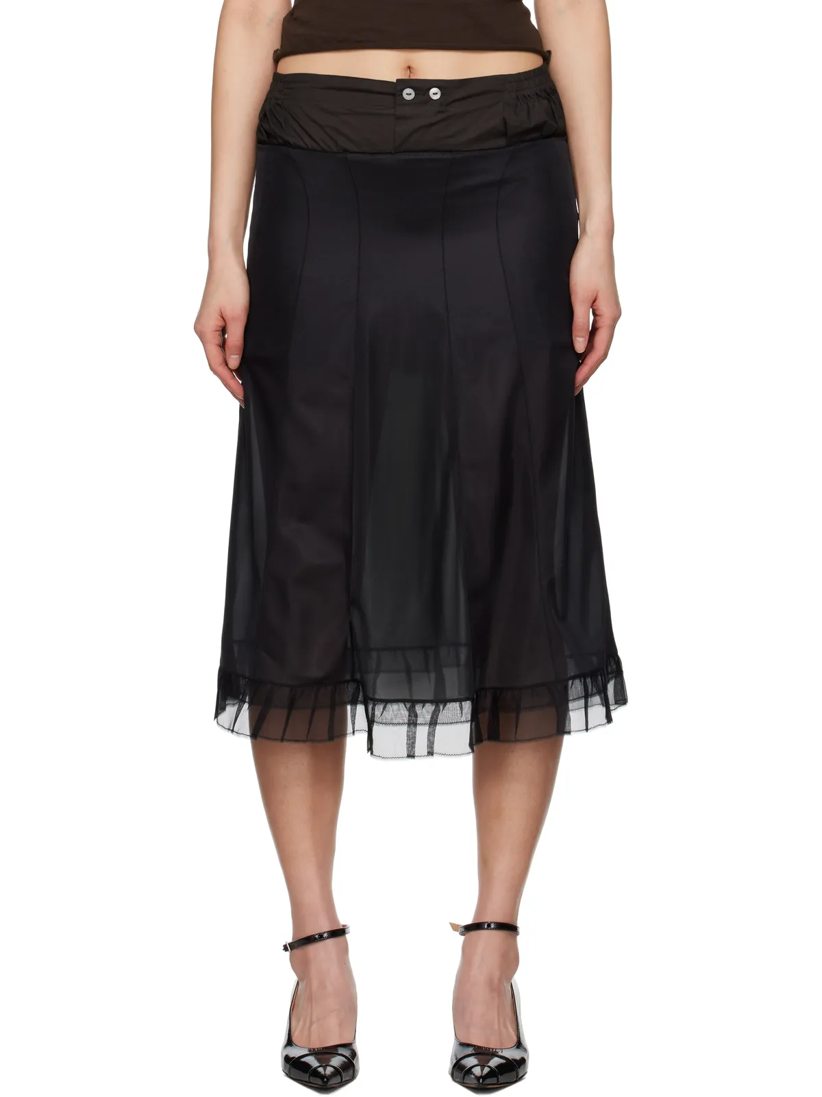 Maison Margiela 'Anonymity of the lining' ミディアムスカート - 画像1