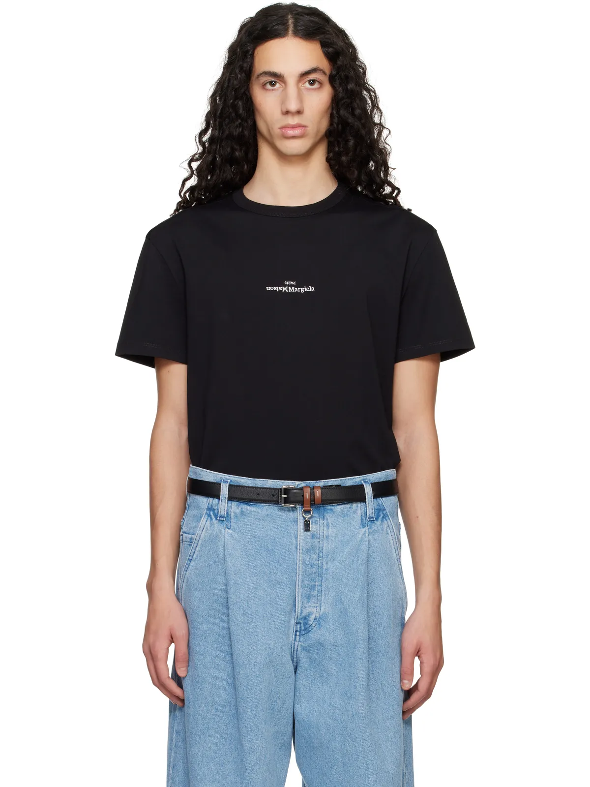 Maison Margiela Distorted Logo Tシャツ - 画像1