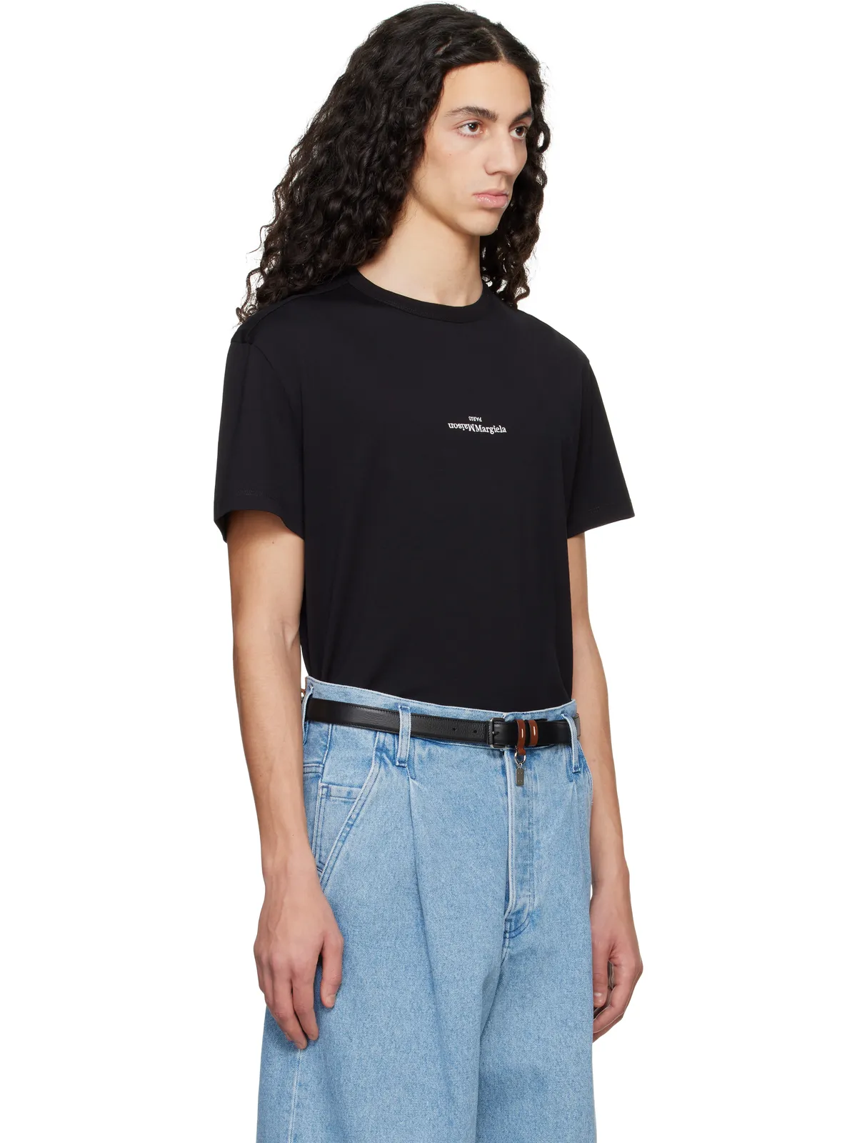 Maison Margiela Distorted Logo Tシャツ - 画像2