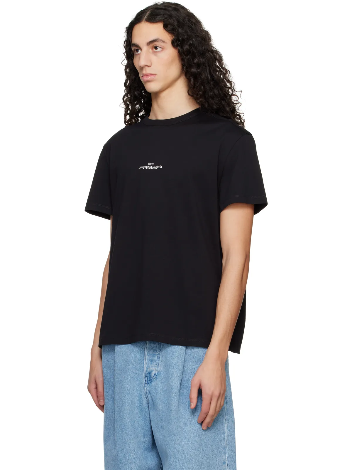 Maison Margiela Distorted Logo Tシャツ - 画像4