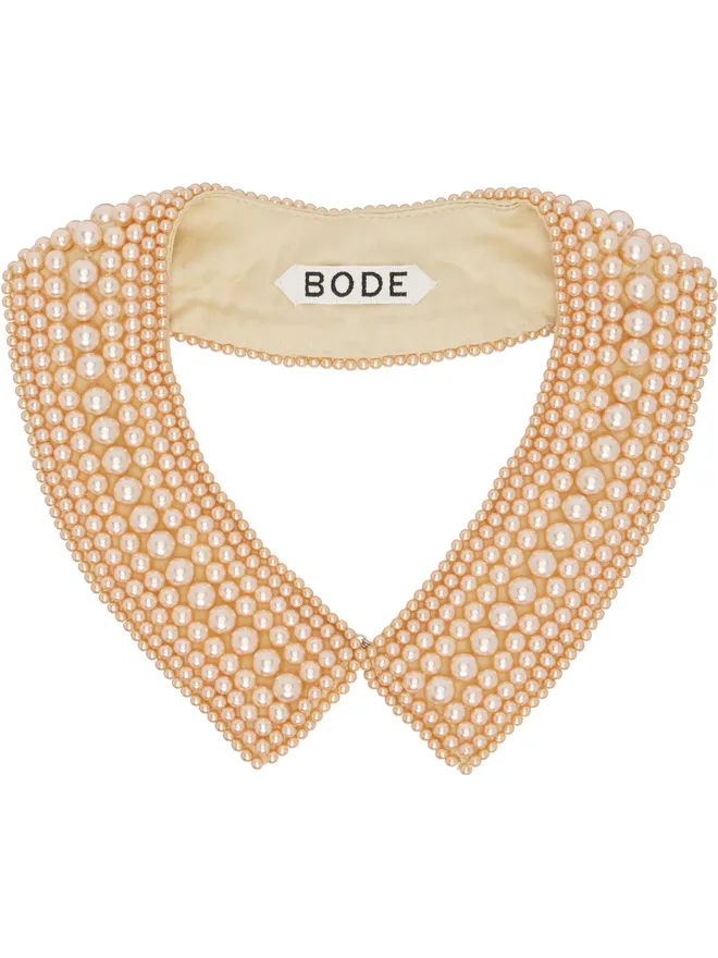 Bode Bode ベージュ Pearl Collar チョーカーの商品画像
