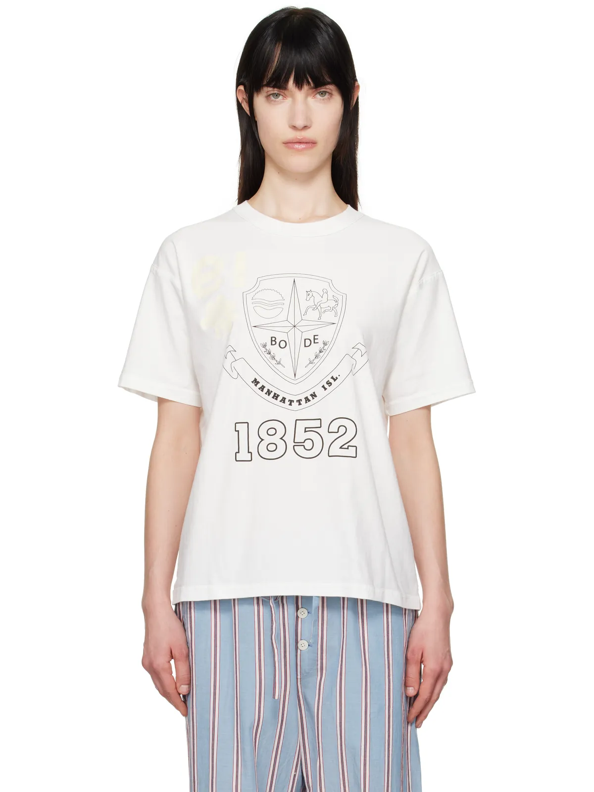 Bode Crest リバーシブル Tシャツ - 画像1