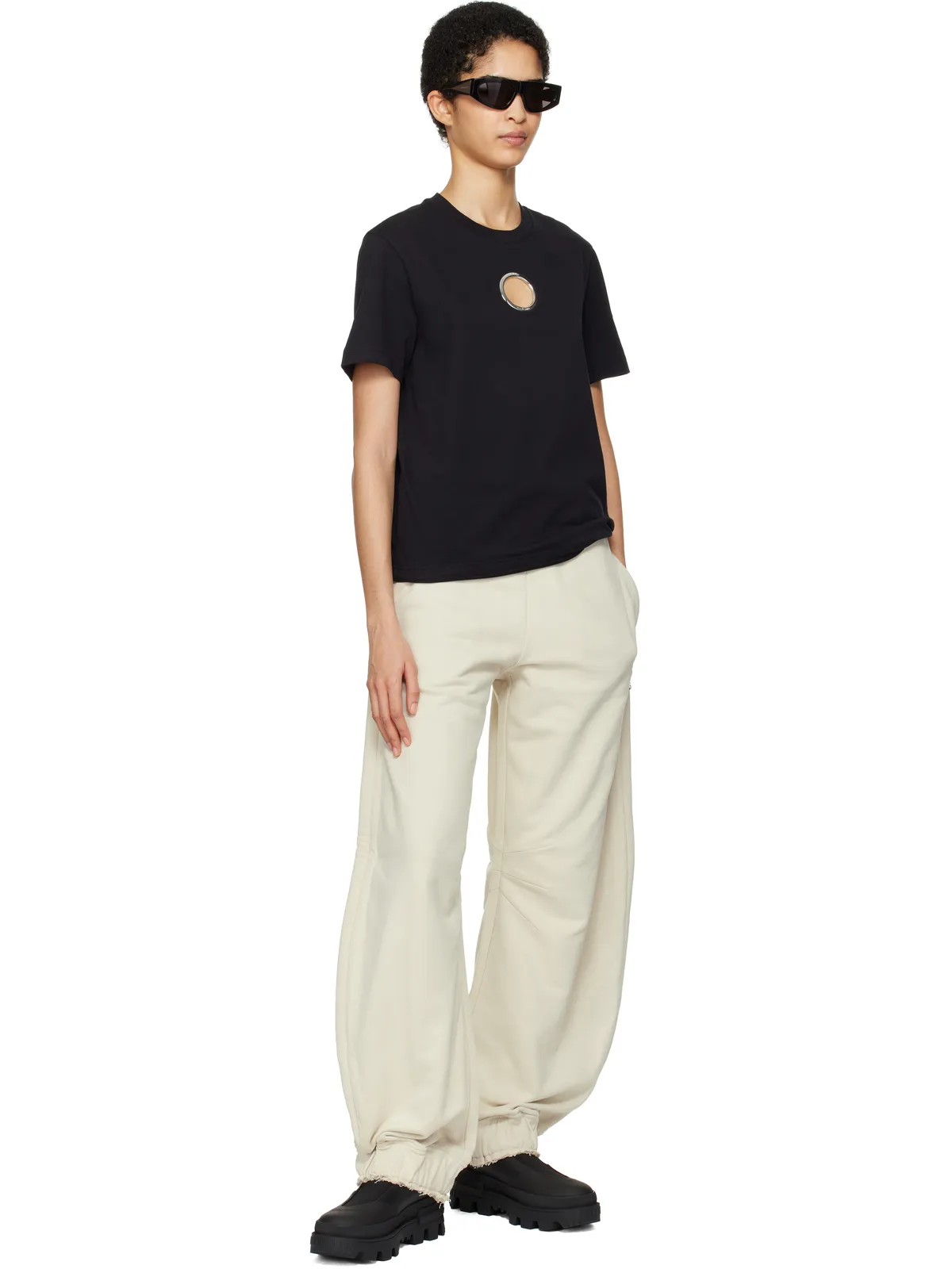 Moncler Genius Moncler x Willow Smith グロメット Tシャツ - 画像5