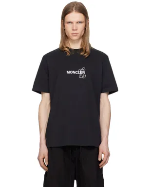 Moncler Genius Moncler x FRGMT Hiroshi Fujiwara Cartoon Logo Tシャツ - サムネイル1