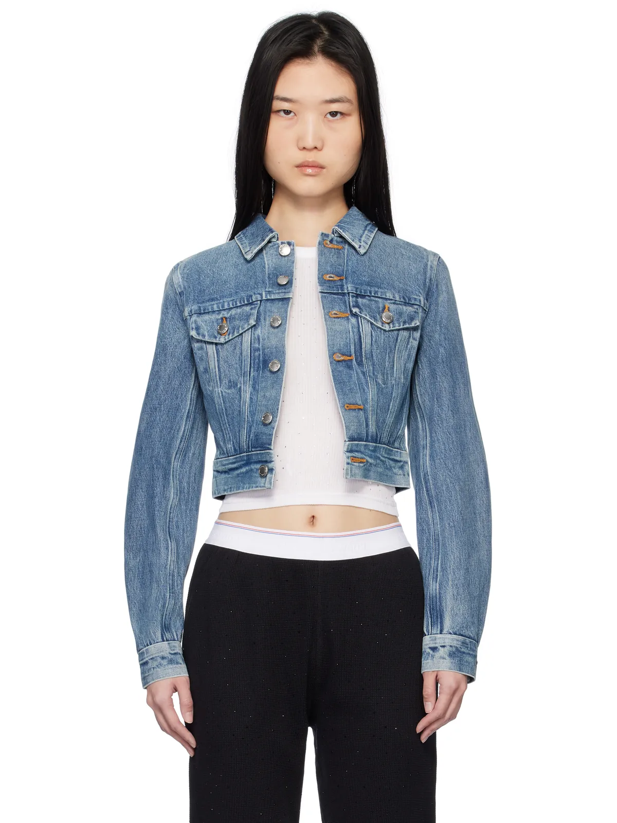 Alexander Wang トラッカー デニムジャケット - 画像1
