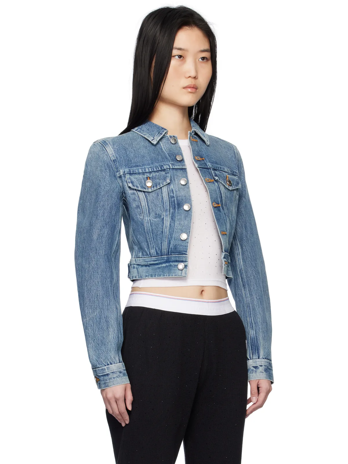 Alexander Wang トラッカー デニムジャケット - 画像2