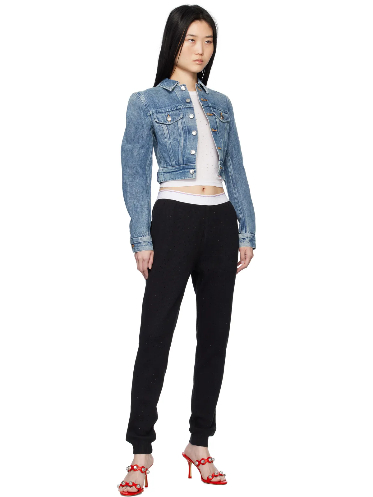 Alexander Wang トラッカー デニムジャケット - 画像4
