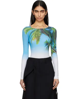 MM6 Maison Margiela Archive Print ボディスーツ - サムネイル1