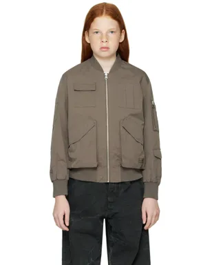 MM6 Maison Margiela キッズ｜ マルチポケット ボンバージャケット - サムネイル1