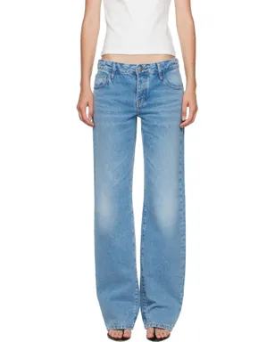 St. Agni Outland Denimエディション ミッドライズ バルーン ジーンズ - サムネイル1