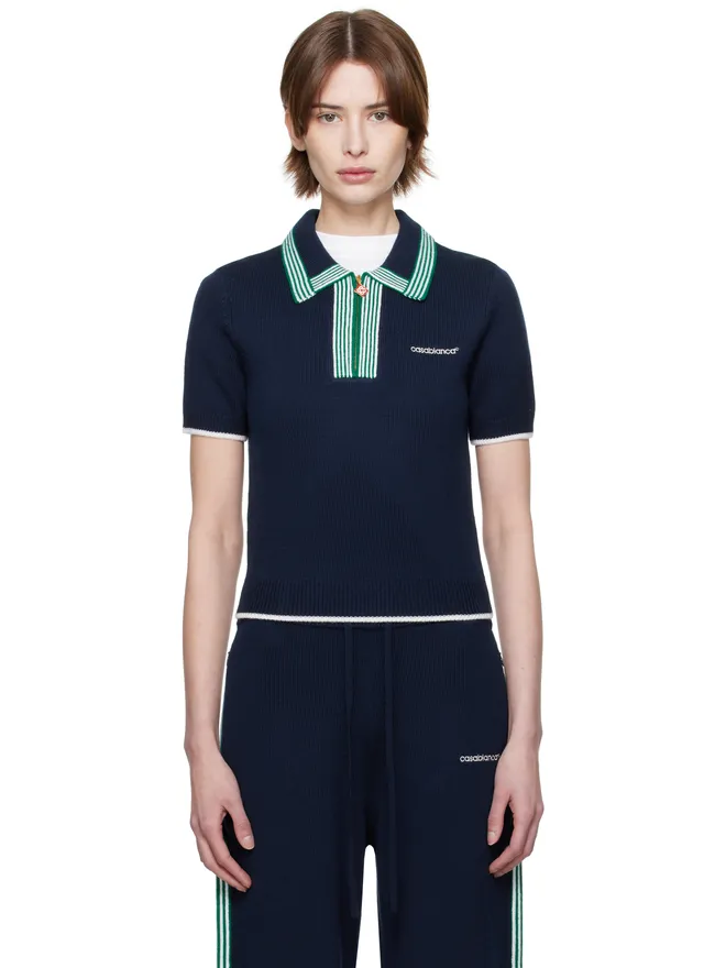 Casablanca Casablanca テニス ニットポロシャツの商品画像