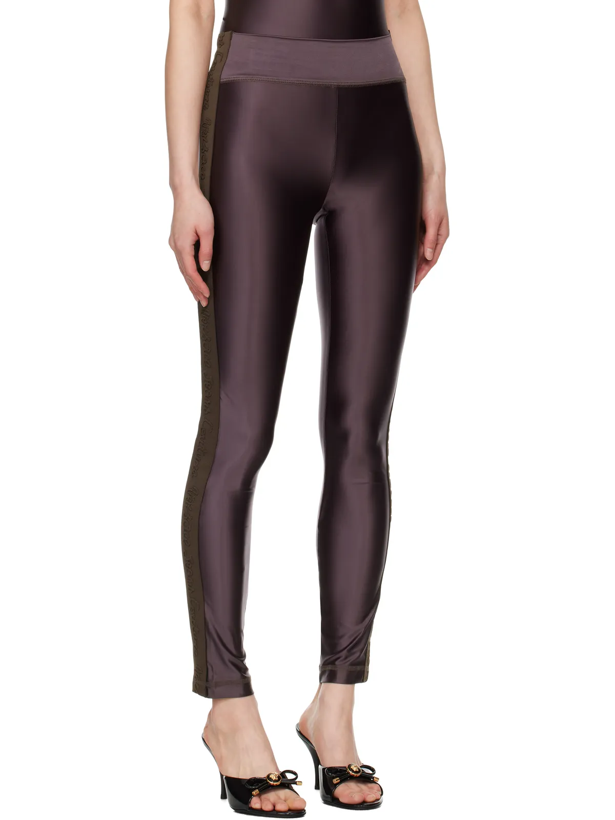 Versace Jeans Couture ロゴトリム レギンス - 画像2