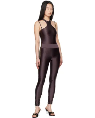 Versace Jeans Couture ロゴトリム レギンス - サムネイル4